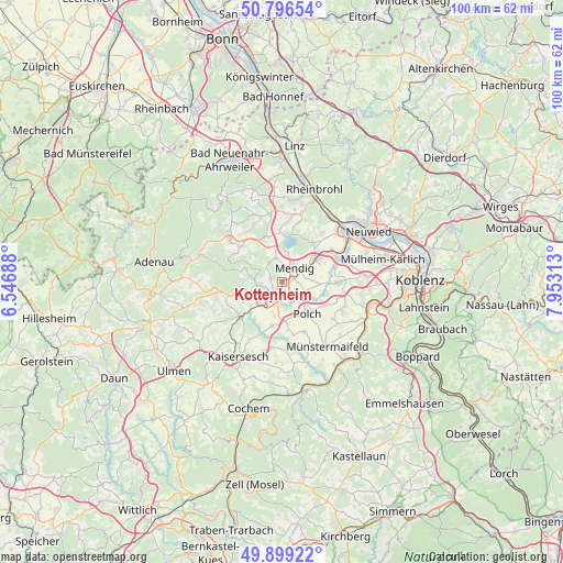 Kottenheim on map