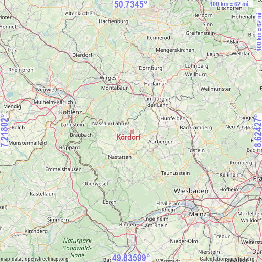 Kördorf on map