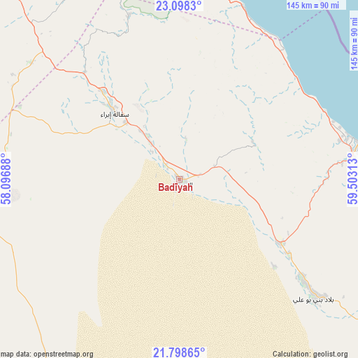 Badīyah on map