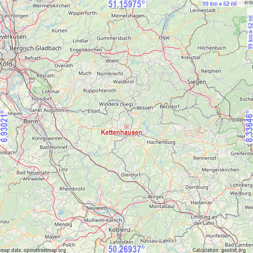 Kettenhausen on map