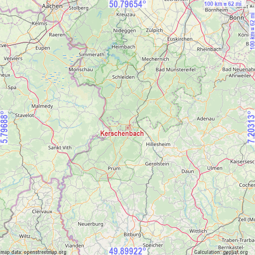 Kerschenbach on map