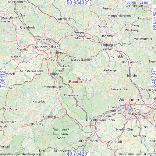 Kasdorf on map