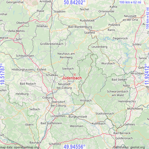 Judenbach on map