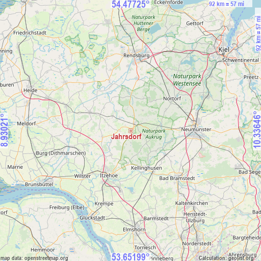 Jahrsdorf on map