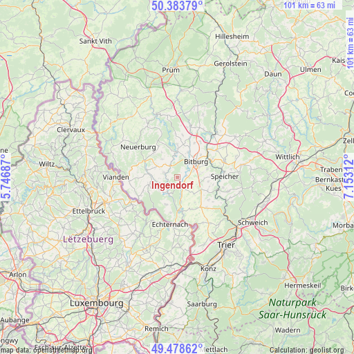 Ingendorf on map