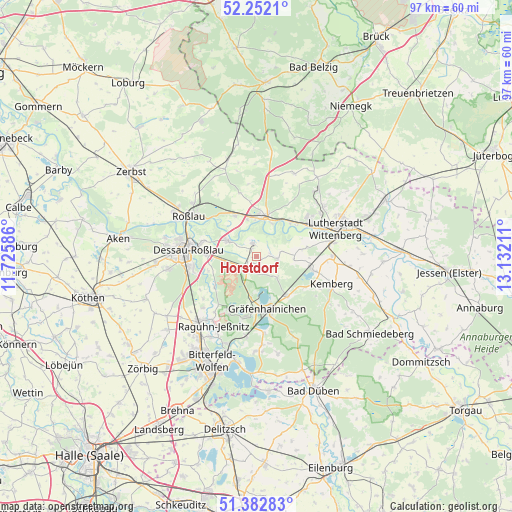 Horstdorf on map