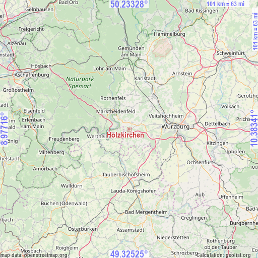 Holzkirchen on map