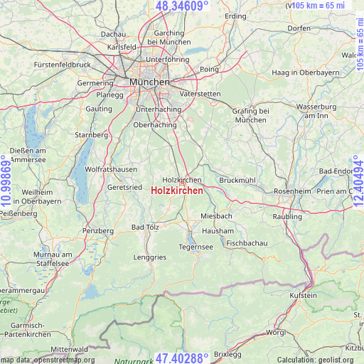 Holzkirchen on map