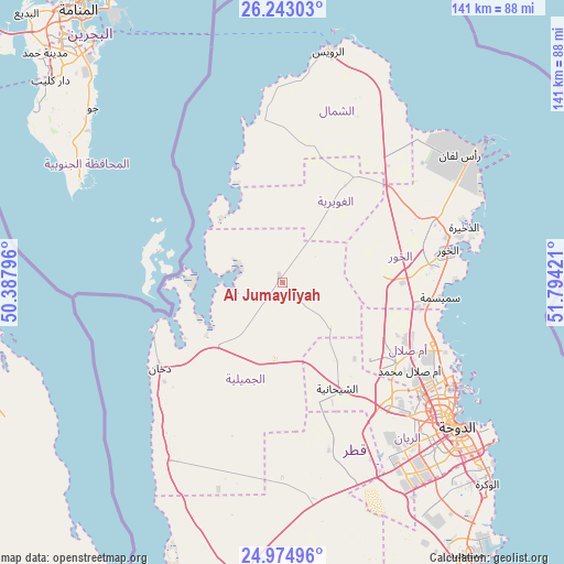 Al Jumaylīyah on map