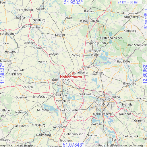 Hohenthurm on map