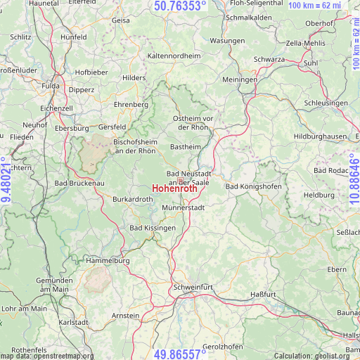 Hohenroth on map