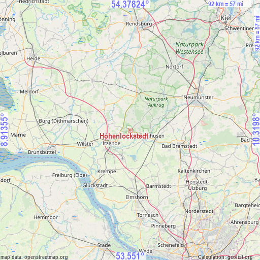 Hohenlockstedt on map