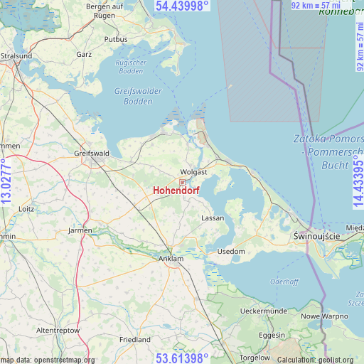 Hohendorf on map