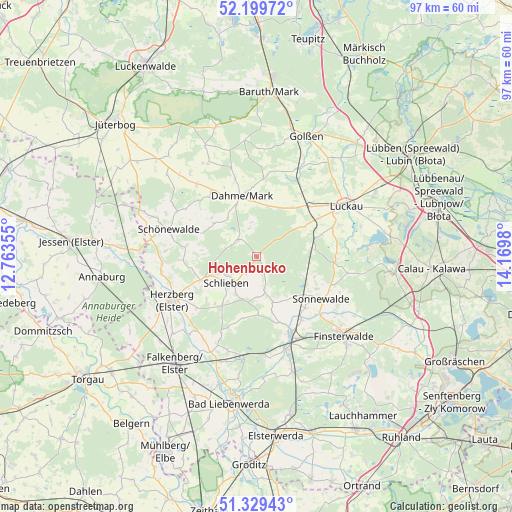 Hohenbucko on map