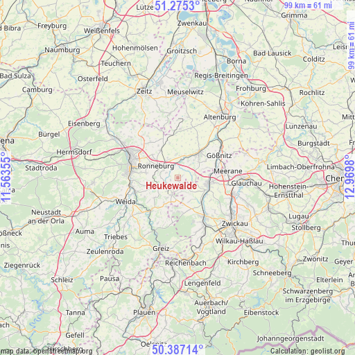 Heukewalde on map