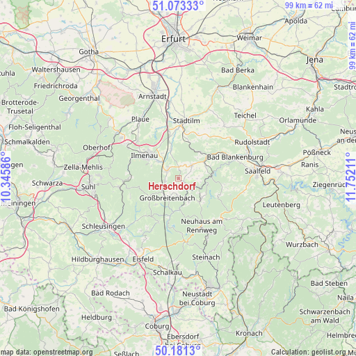 Herschdorf on map