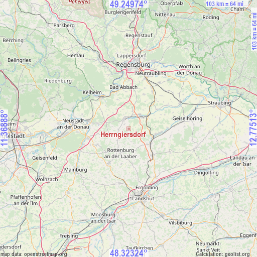 Herrngiersdorf on map