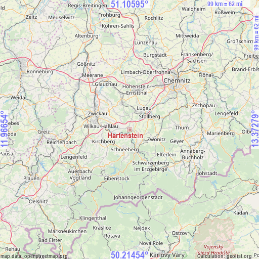Hartenstein on map