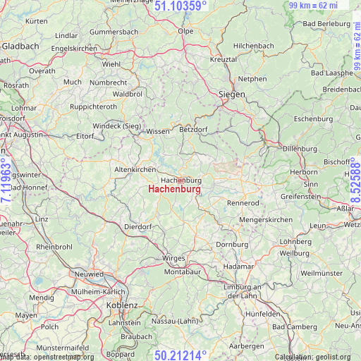 Hachenburg on map