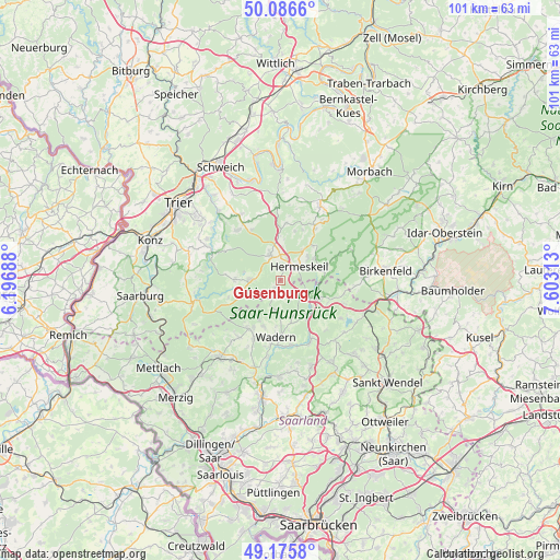 Gusenburg on map