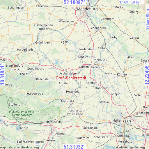 Groß-Schierstedt on map