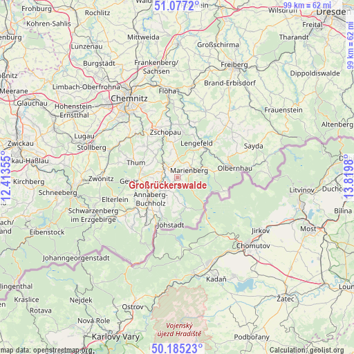 Großrückerswalde on map