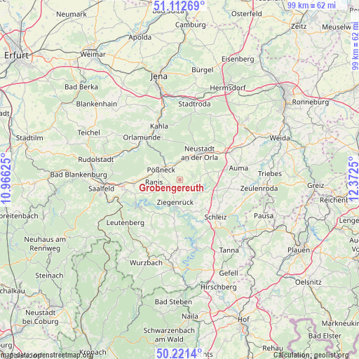 Grobengereuth on map