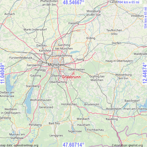 Grasbrunn on map