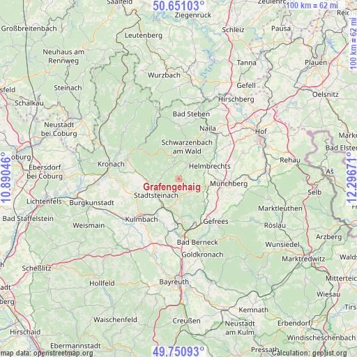 Grafengehaig on map