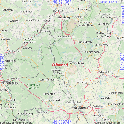 Gräfendorf on map