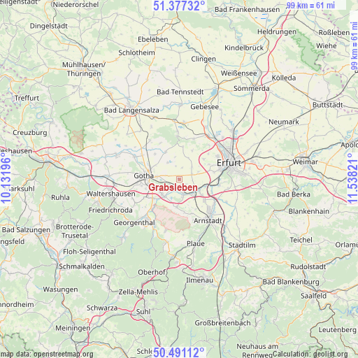 Grabsleben on map