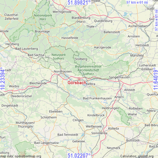 Görsbach on map