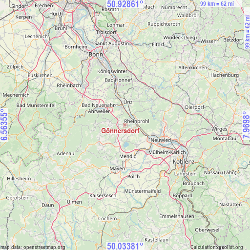 Gönnersdorf on map