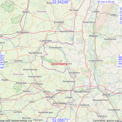 Gölenkamp on map