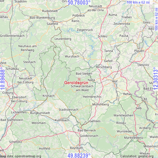 Geroldsgrün on map
