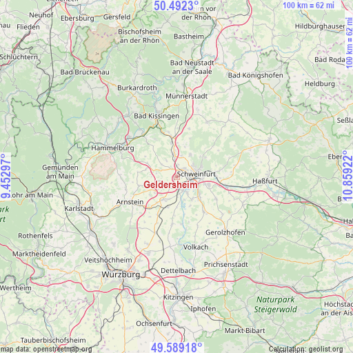 Geldersheim on map