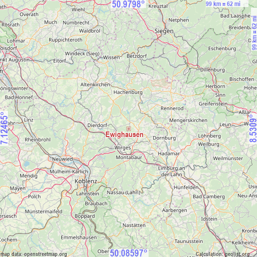 Ewighausen on map