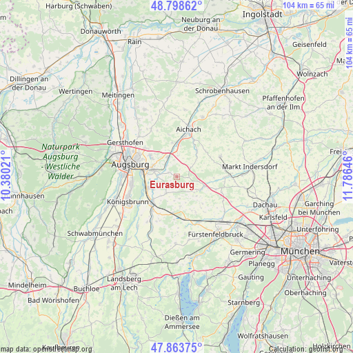Eurasburg on map
