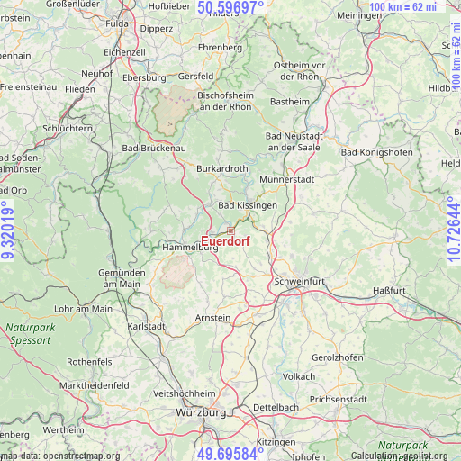 Euerdorf on map