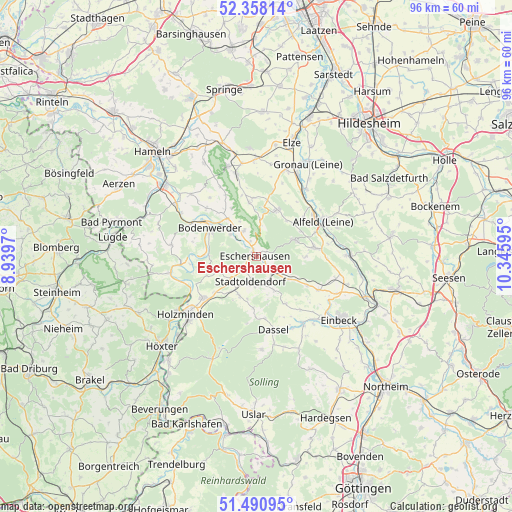 Eschershausen on map
