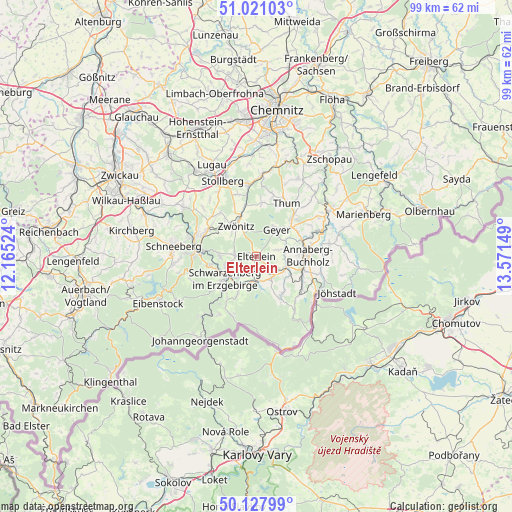 Elterlein on map