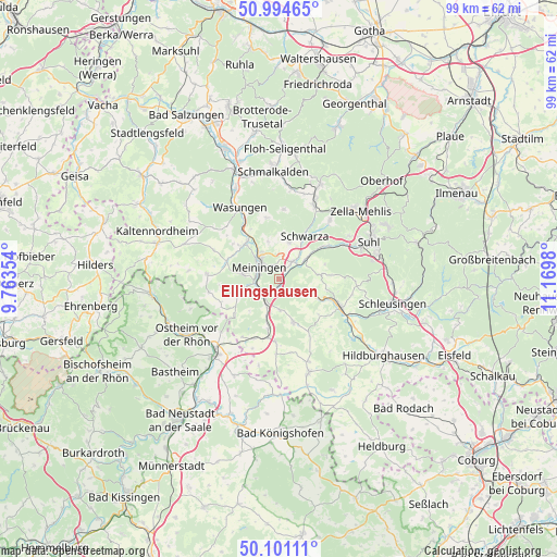 Ellingshausen on map