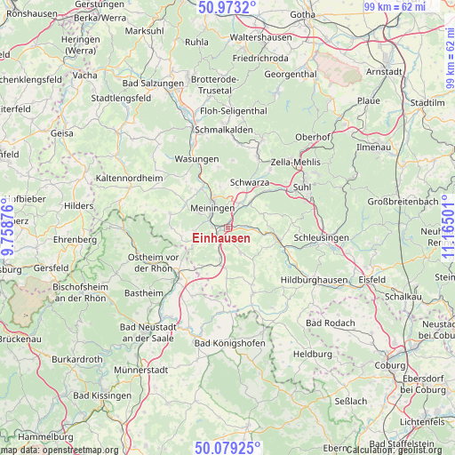 Einhausen on map