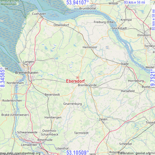 Ebersdorf on map