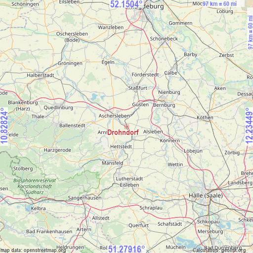 Drohndorf on map