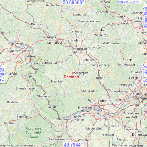 Dörsdorf on map