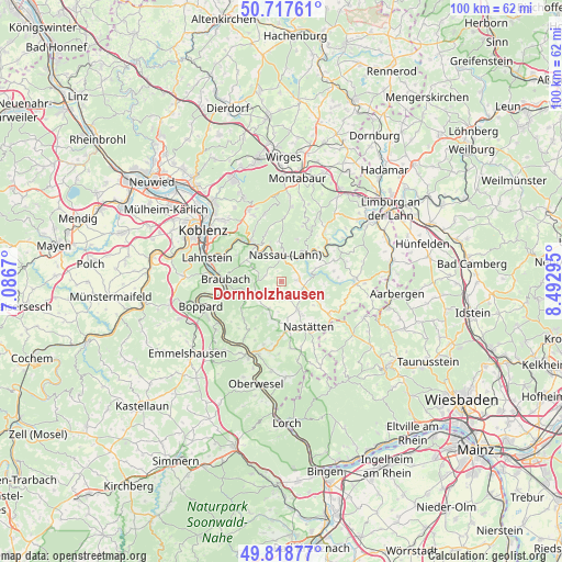 Dornholzhausen on map