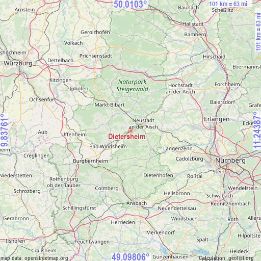 Dietersheim on map