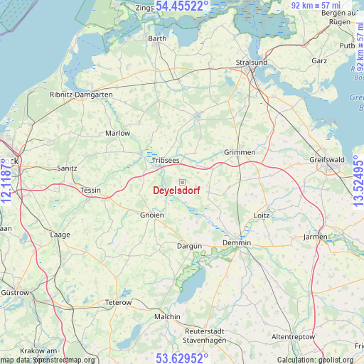 Deyelsdorf on map