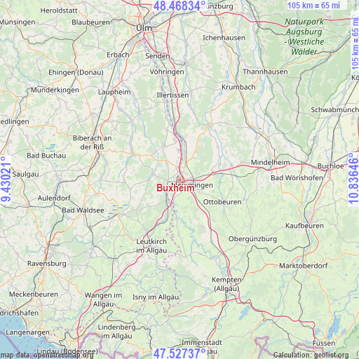 Buxheim on map